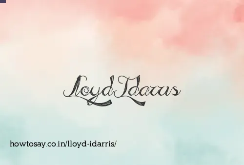 Lloyd Idarris