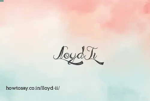Lloyd Ii
