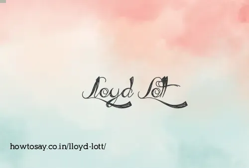 Lloyd Lott
