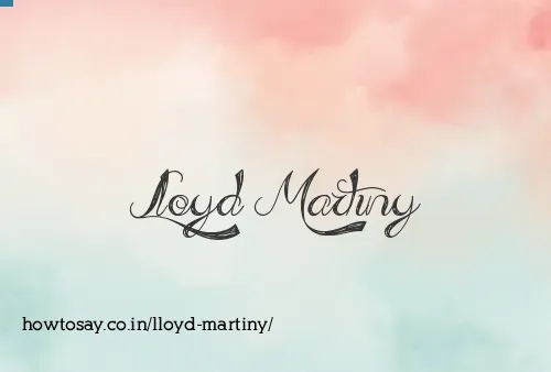 Lloyd Martiny