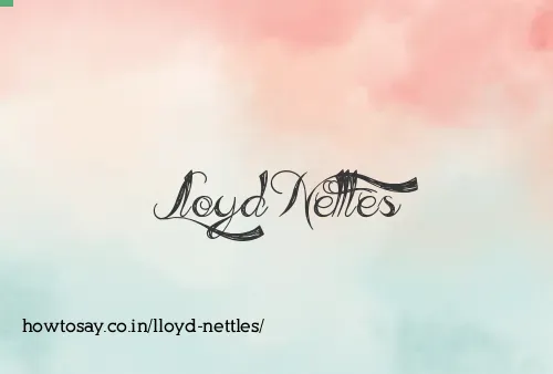 Lloyd Nettles
