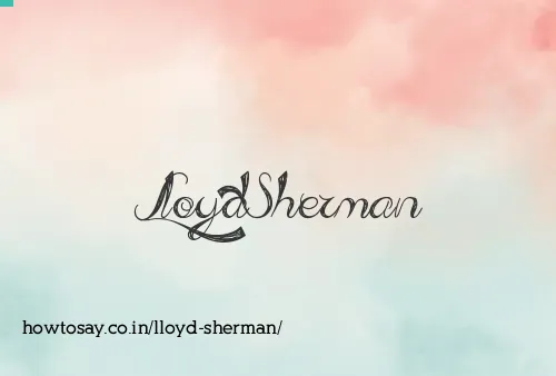 Lloyd Sherman