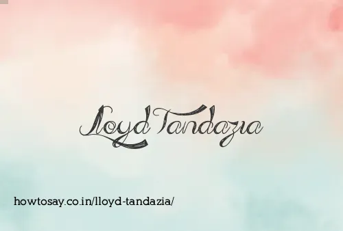 Lloyd Tandazia