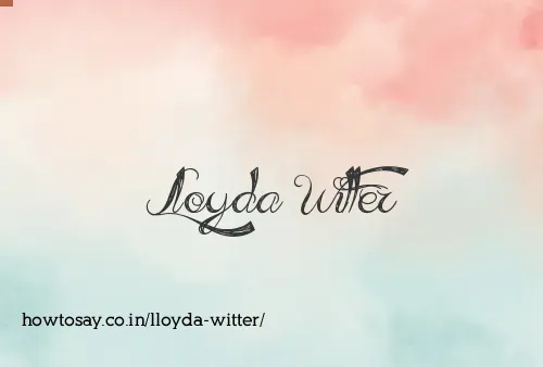 Lloyda Witter