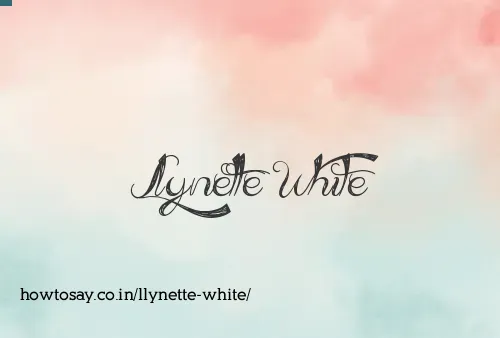 Llynette White