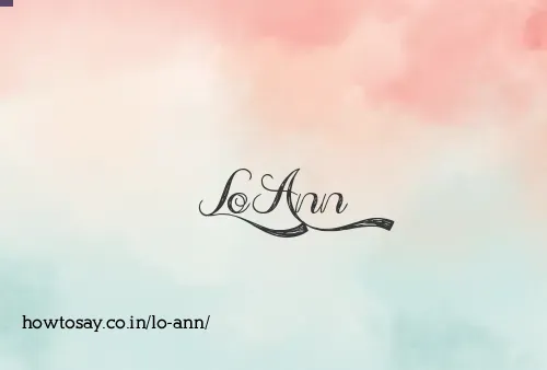 Lo Ann