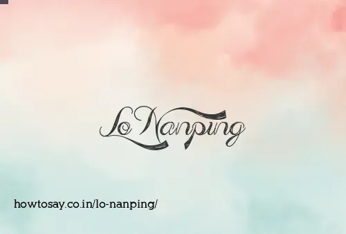 Lo Nanping