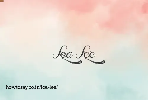 Loa Lee