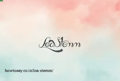 Loa Stemm