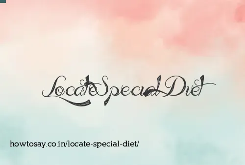 Locate Special Diet