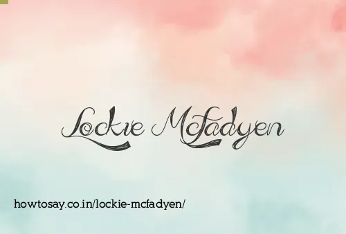 Lockie Mcfadyen