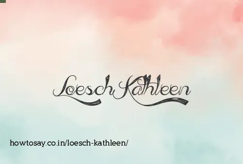 Loesch Kathleen