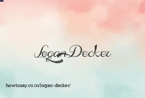 Logan Decker