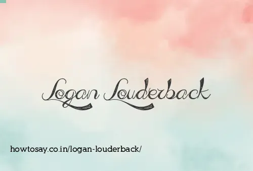 Logan Louderback