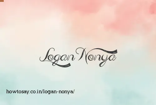 Logan Nonya