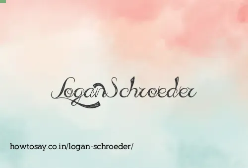 Logan Schroeder