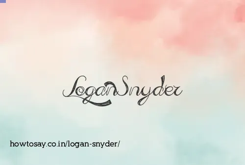 Logan Snyder