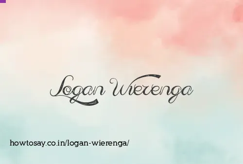 Logan Wierenga