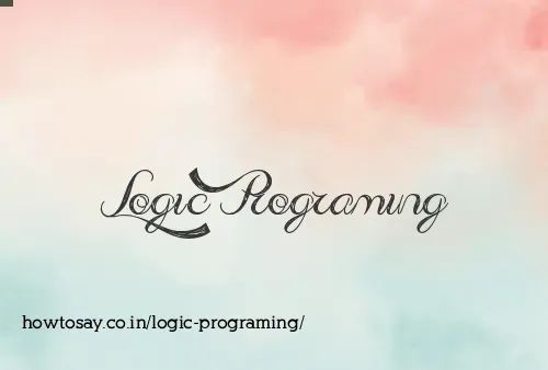 Logic Programing