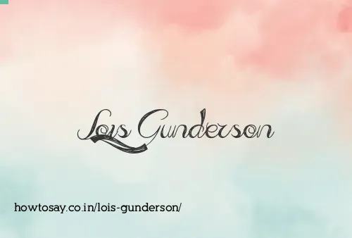 Lois Gunderson