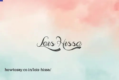 Lois Hissa