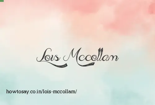 Lois Mccollam
