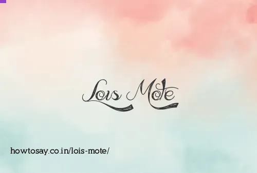 Lois Mote