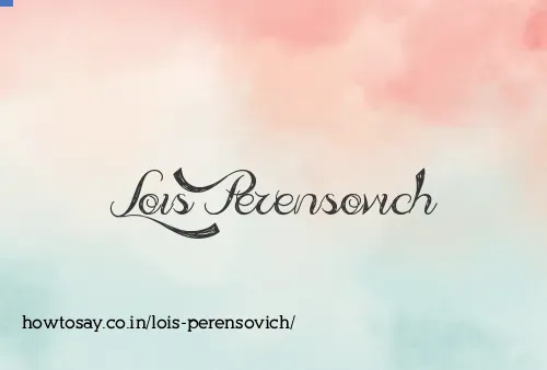 Lois Perensovich