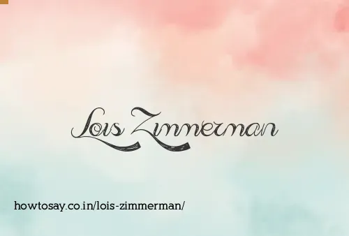 Lois Zimmerman