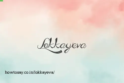 Lokkayeva