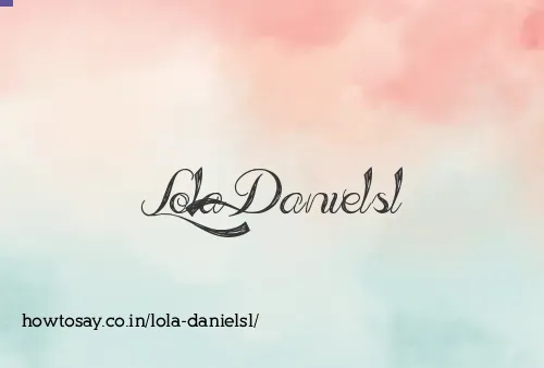 Lola Danielsl