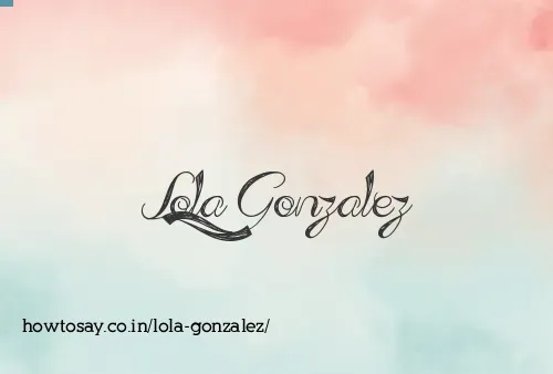 Lola Gonzalez