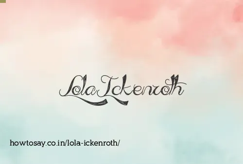 Lola Ickenroth