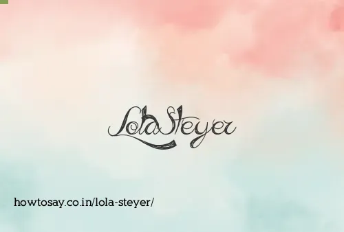 Lola Steyer
