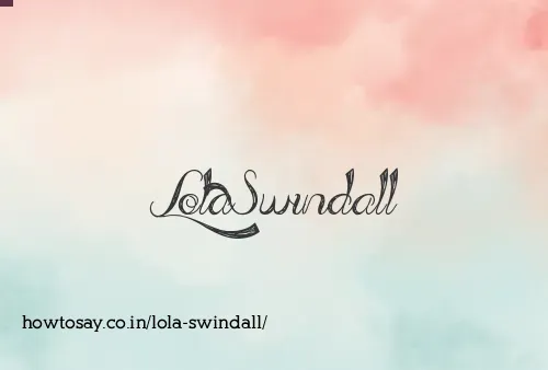 Lola Swindall