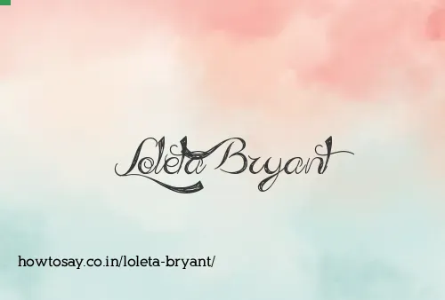 Loleta Bryant