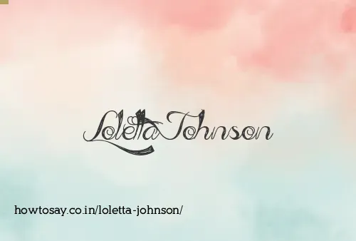 Loletta Johnson