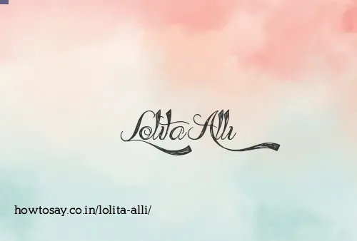 Lolita Alli