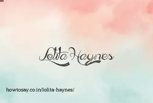 Lolita Haynes