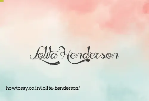 Lolita Henderson