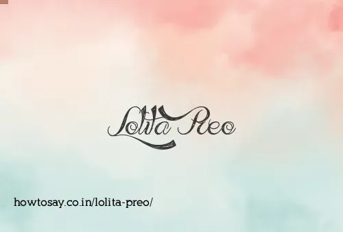 Lolita Preo