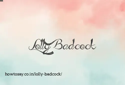 Lolly Badcock