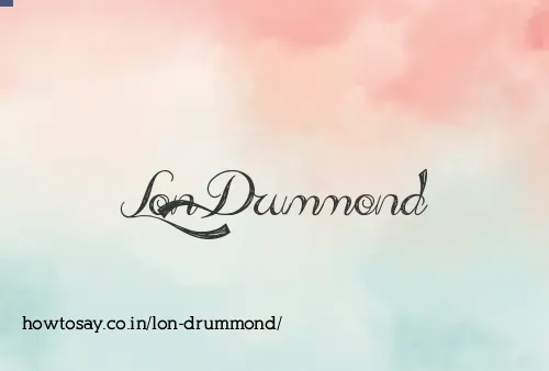Lon Drummond