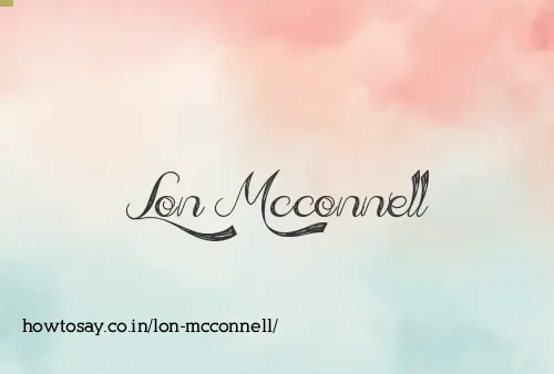 Lon Mcconnell