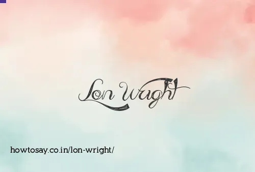 Lon Wright