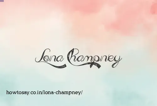 Lona Champney