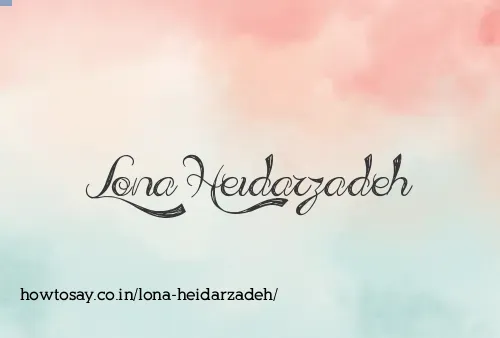 Lona Heidarzadeh
