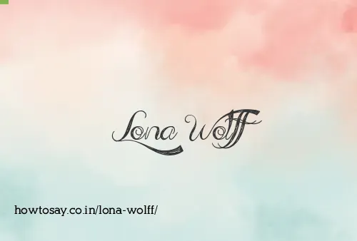 Lona Wolff