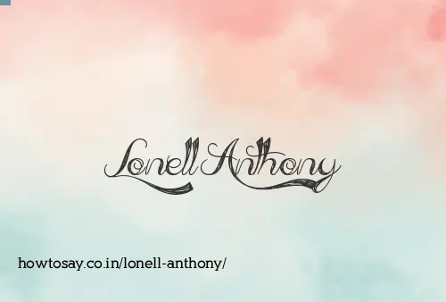 Lonell Anthony