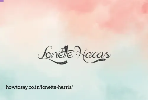 Lonette Harris